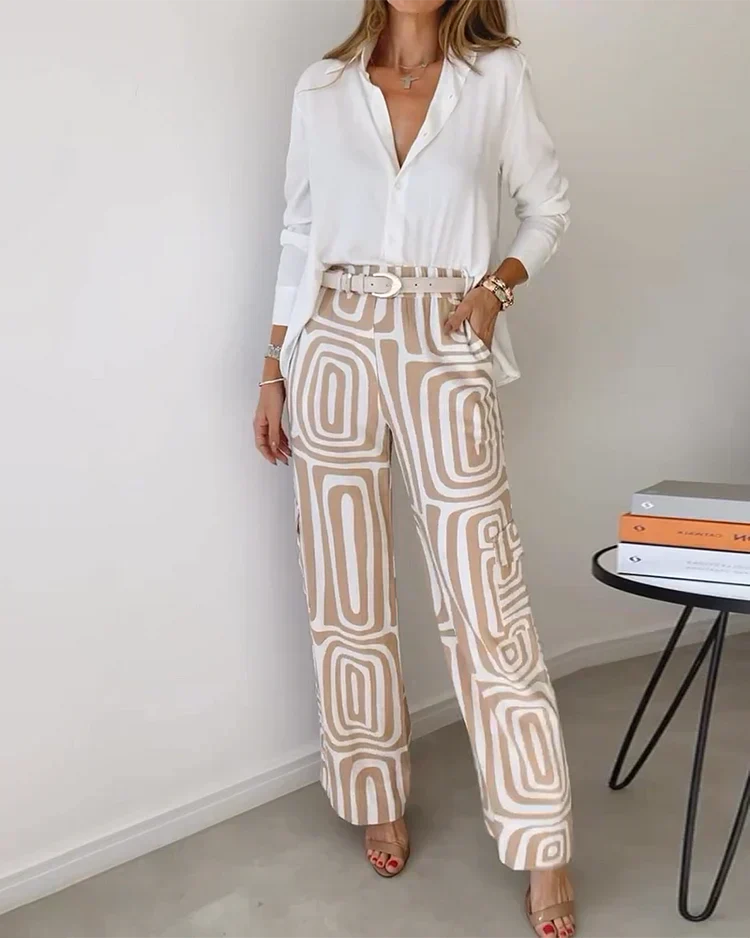 Dames Comfortabele Twee Delige Set