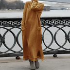 Dames Comfortabele Winter Maxi Jurk
