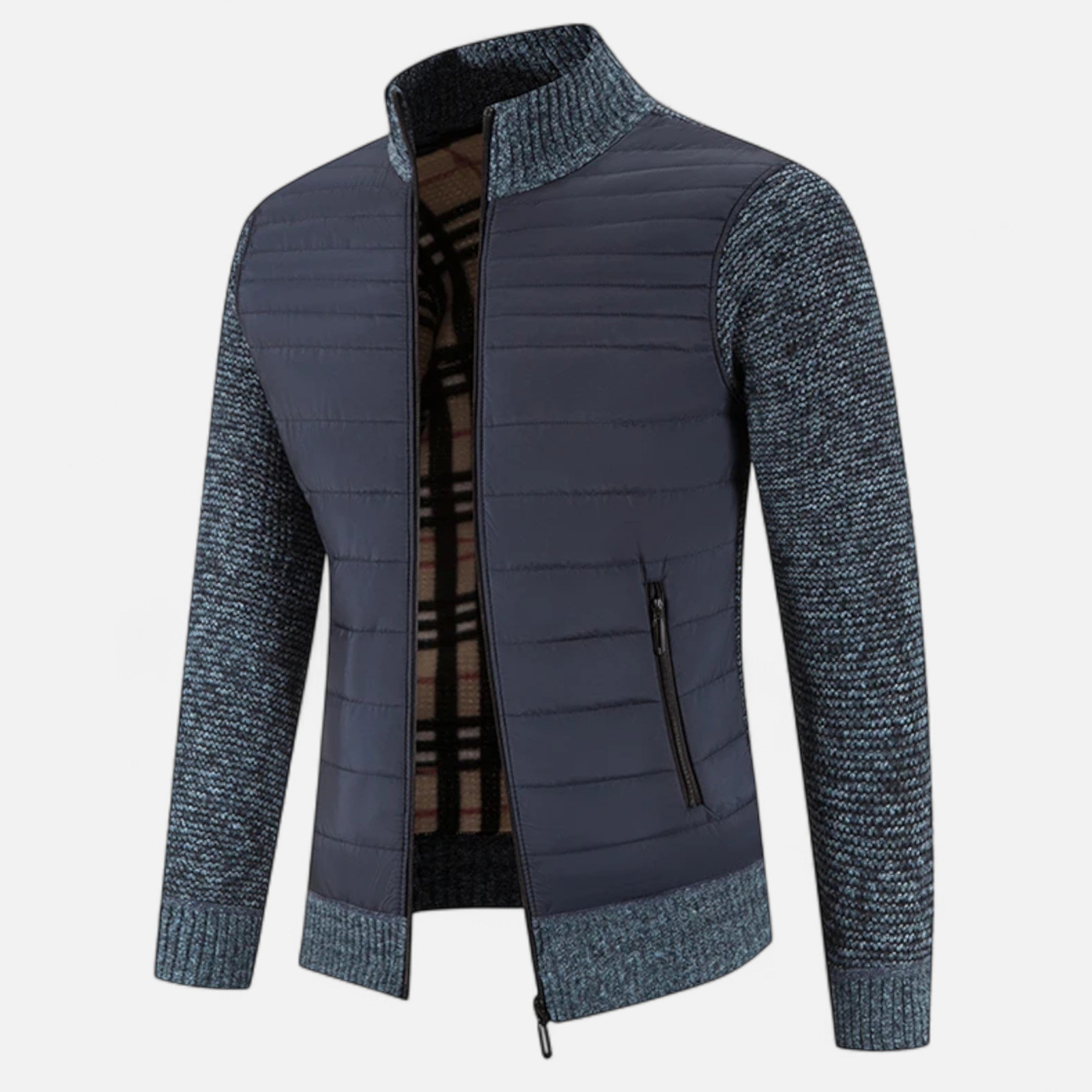 Heren Gevoerde Ribjas Heritage Stijl