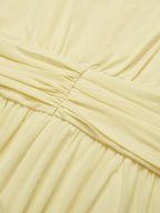 Dames Mouwloze A Lijn Maxi Jurk Chiffon