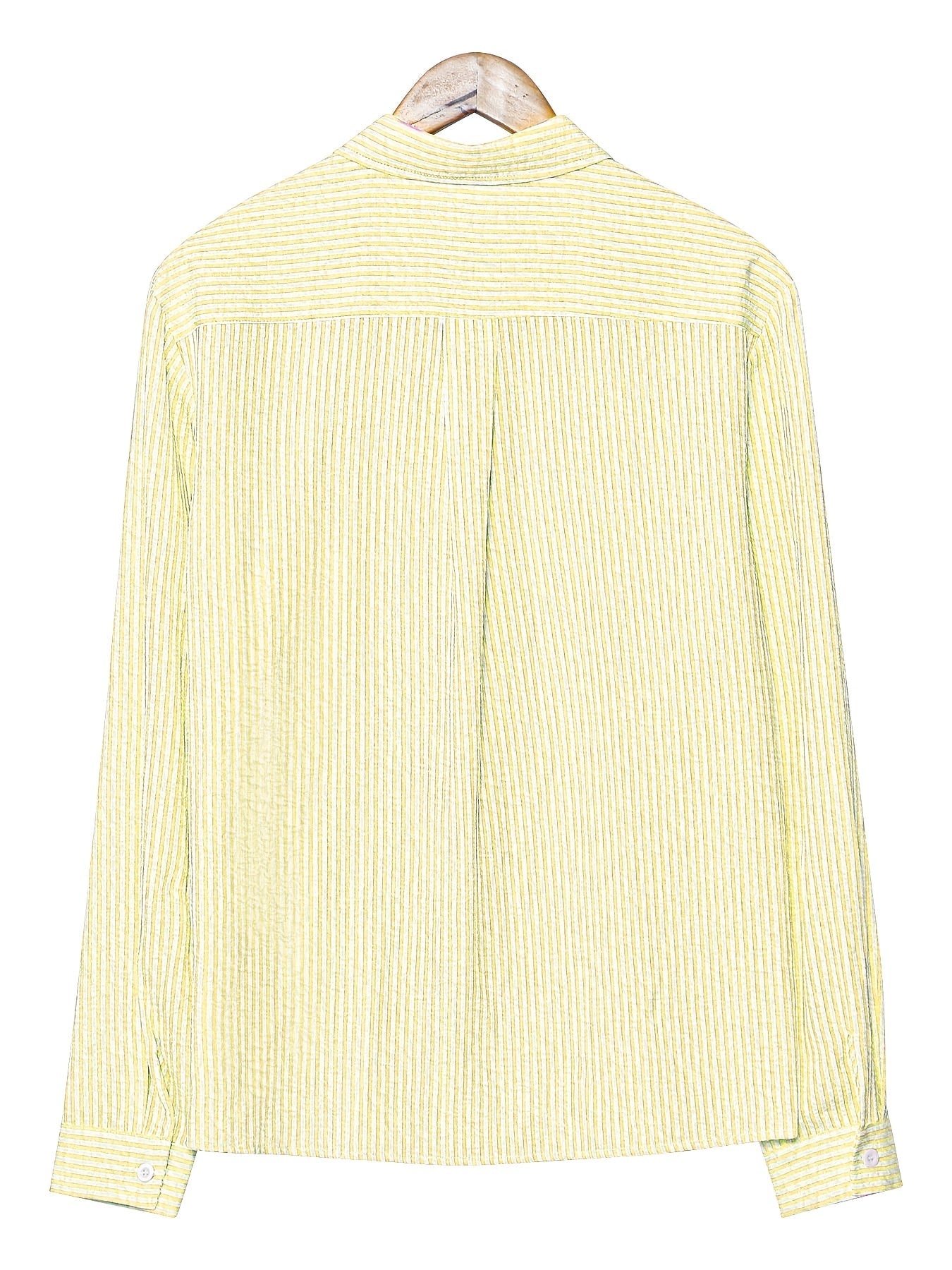 Heren Seersucker Gestreepte Zomershirt Montarello