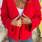 Wendey Vest | Gebreide Lange Mouwen Vest