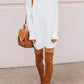 Walja Jurk | Casual Sweaterjurk met Hoge Hals
