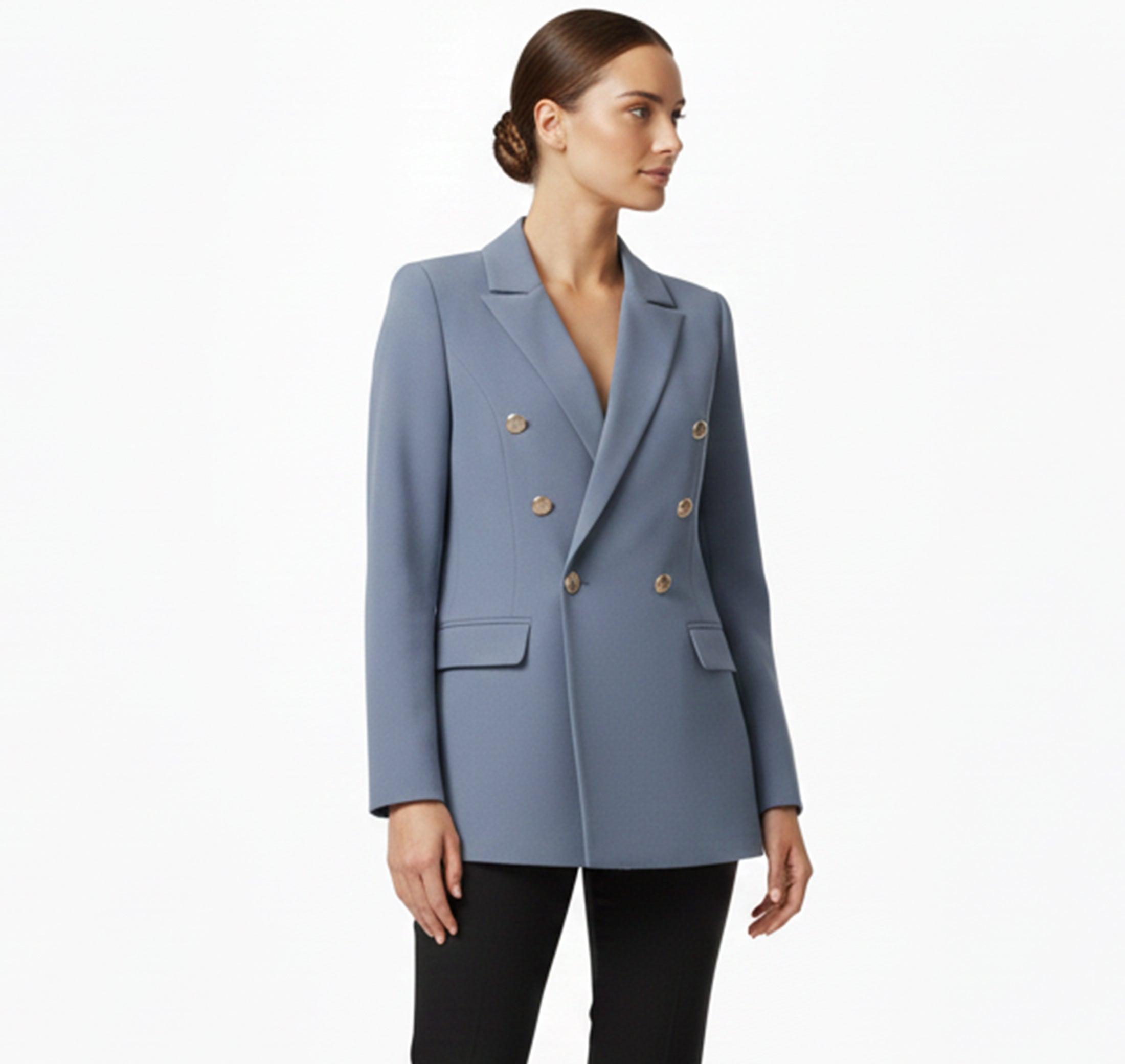 Dames Satijnen Blazer Vest Zakelijke Stijl
