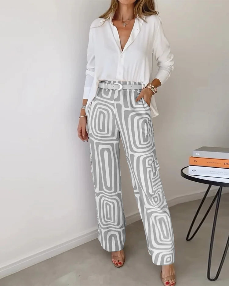 Dames Comfortabele Twee Delige Set