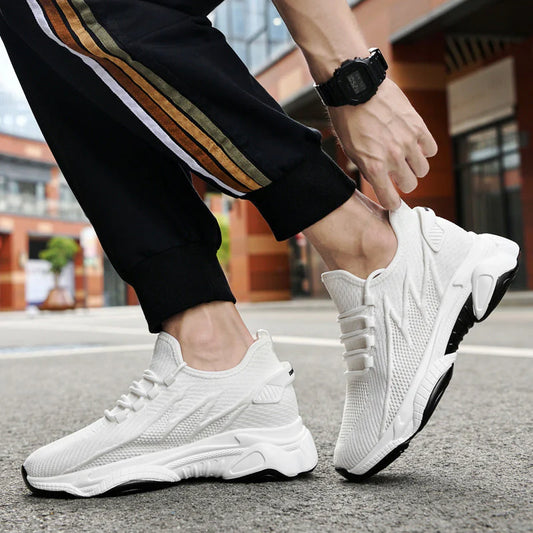 Larimore Sneakers | Heren anti-slipvetersluiting sneakers