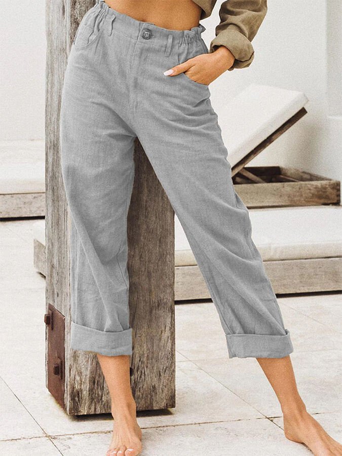 Sivana Broek | Casual Linnen Broek