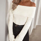 Catalina Jumper | Dames Herfst Off-Shoulder Gebreide Trui