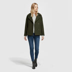Women's Padded Zip-Up Bomber Jacket