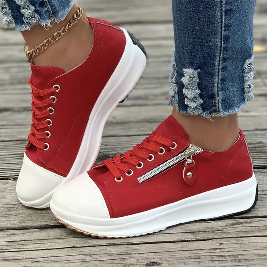 Jorina Sneakers | Vrouwen Rits Sneakers