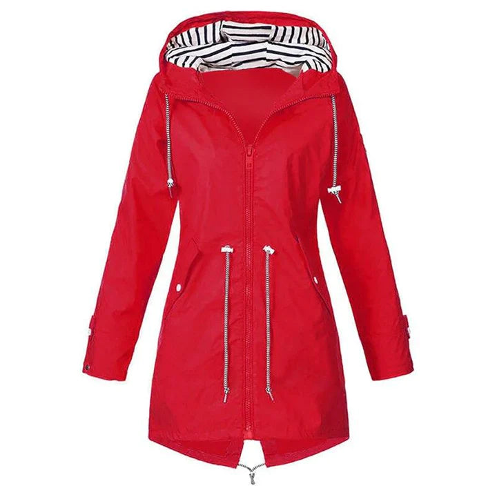 Elin Jas | Dames Winter Waterdichte Windjack met Capuchon
