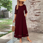 Dames Buikcorrigerende Midi Jurk Elegant