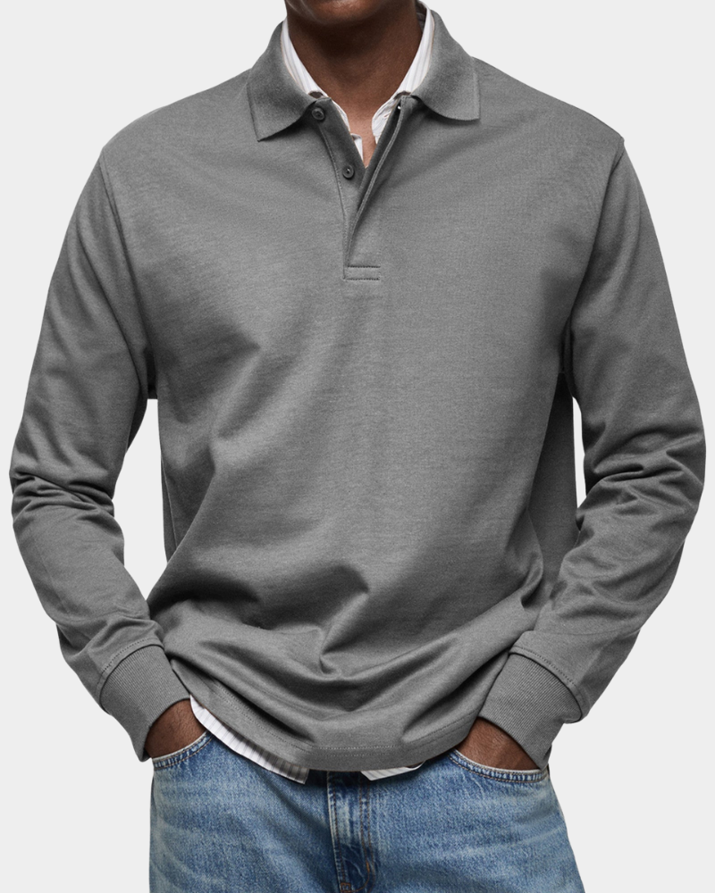 Heren Polo met Lange Mouwen Montarello