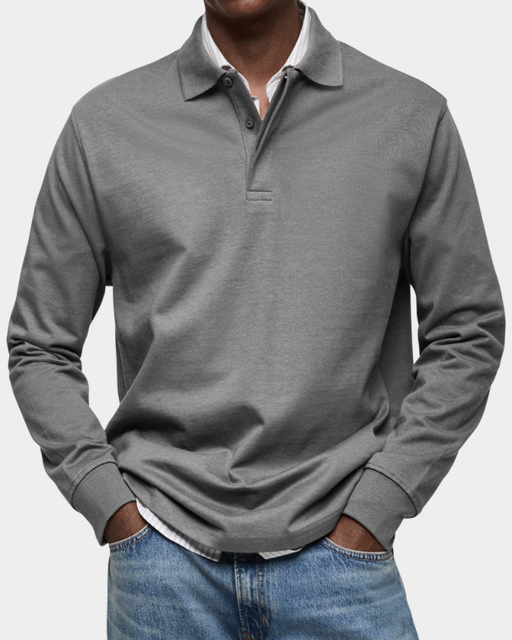 Heren Polo met Lange Mouwen Montarello