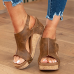 Dames Slingback Sleehak Sandalen