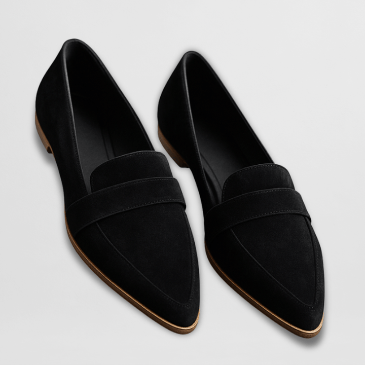 Dames Orthopedische Suède Loafers Zacht