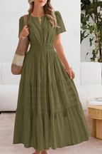 Dames Zomer Maxi Jurk Gelaagd