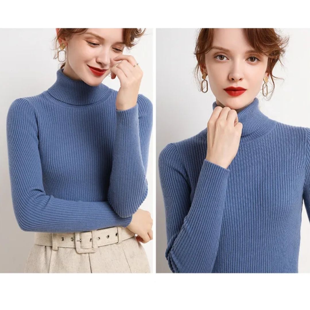 Carleigh Trui | Dames Herfst Coltrui Gebreide Trui