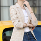 Angelina Blazer | Dames Klassieke Ruiten Blazer