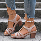 Dames Blokhak Sandalen met Demping