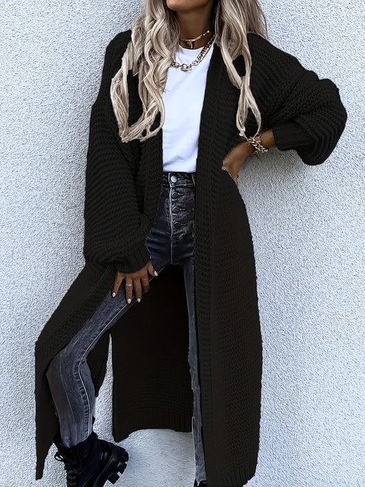 Rolana Vest | Lange Vest met Capuchon