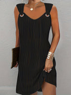 Dames Mouwloze Midi Jurk