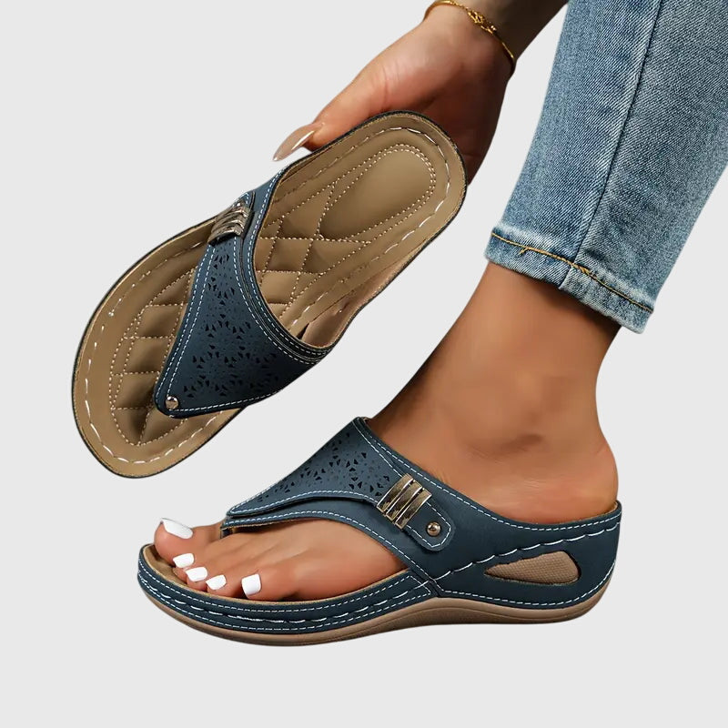 Dames Orthopedische Comfort Instap Sandalen
