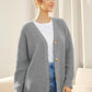 Ukiah Vest | Dames Herfst Oversized V-hals Vest met Knopen