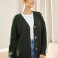 Ukiah Vest | Dames Herfst Oversized V-hals Vest met Knopen