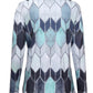 Silvie Top | Casual Rits Gekleurde Top