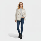 Women's Padded Zip-Up Bomber Jacket