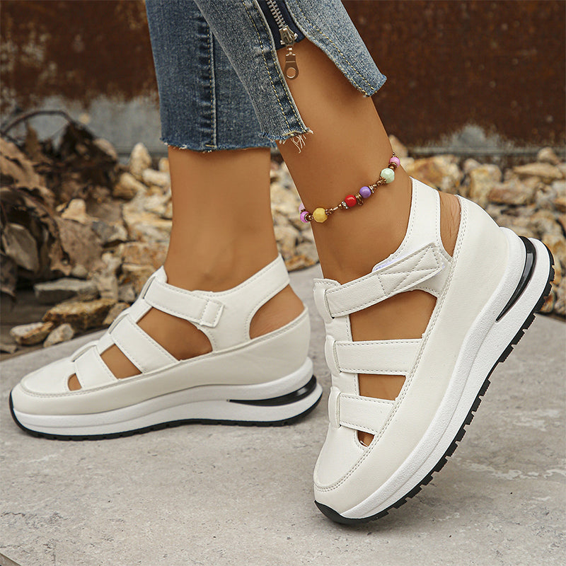 Dames Gesloten Teen Sandalen met Bandjes
