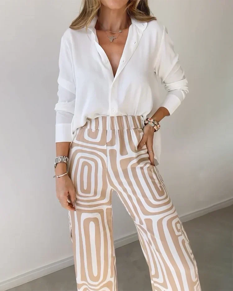 Dames Comfortabele Twee Delige Set
