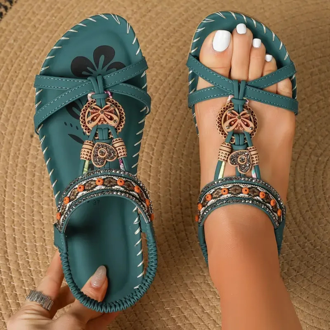 Dames Sandalen met Decoratieve Bandjes