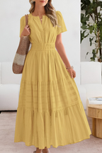 Dames Zomer Maxi Jurk Gelaagd
