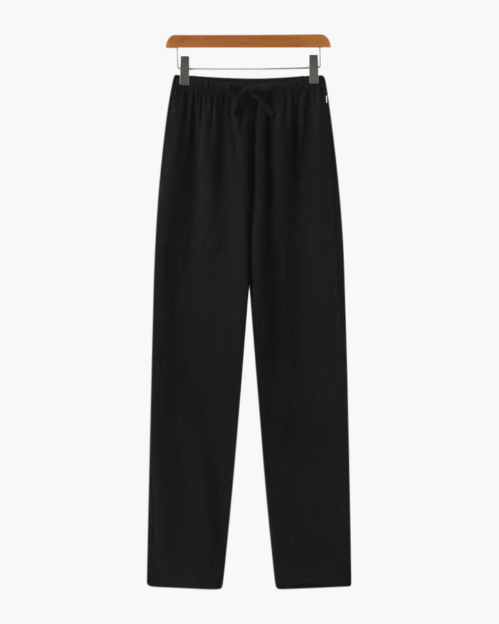 Heren Linnen Broek Lichtgewicht Relaxed Fit