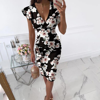 Beryl | Elegante V-hals Jurk