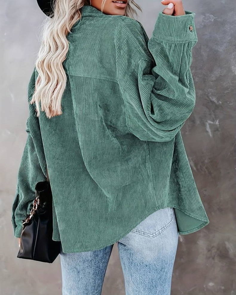 Maristela Top | Vintage Lange Mouw Top