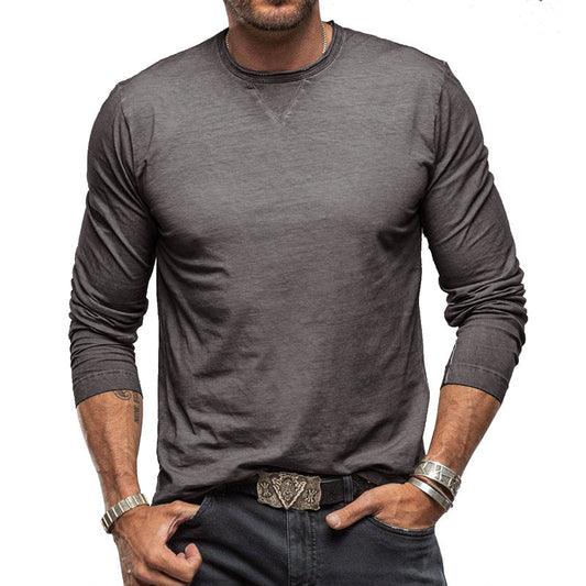 Yan Shirt | Heren Katoenen Lange Mouw Shirt