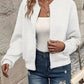 Valentina Vest | Dames Herfst Gebreid Vest met Rits, Geribde Zoom en Lange Mouwen