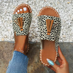 Dames Open Teen Instap Sandalen met Kwastjes