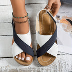Dames Platform Sleehak Sandalen met Demping