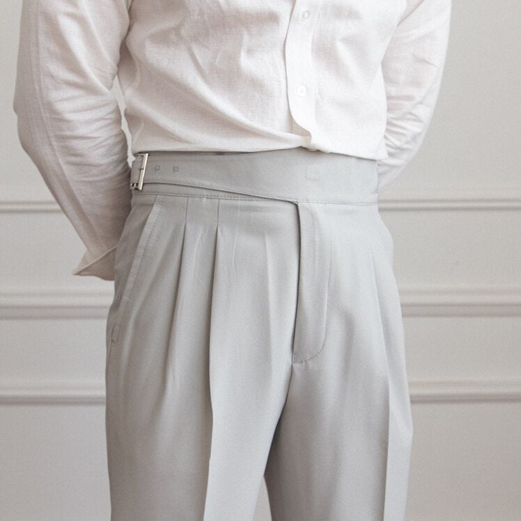 Classic Pleated Dress Pants