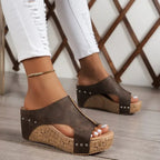 Dames Orthopedische Sleehak Sandalen Comfort