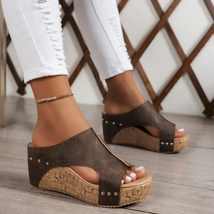 Dames Orthopedische Sleehak Sandalen Comfort