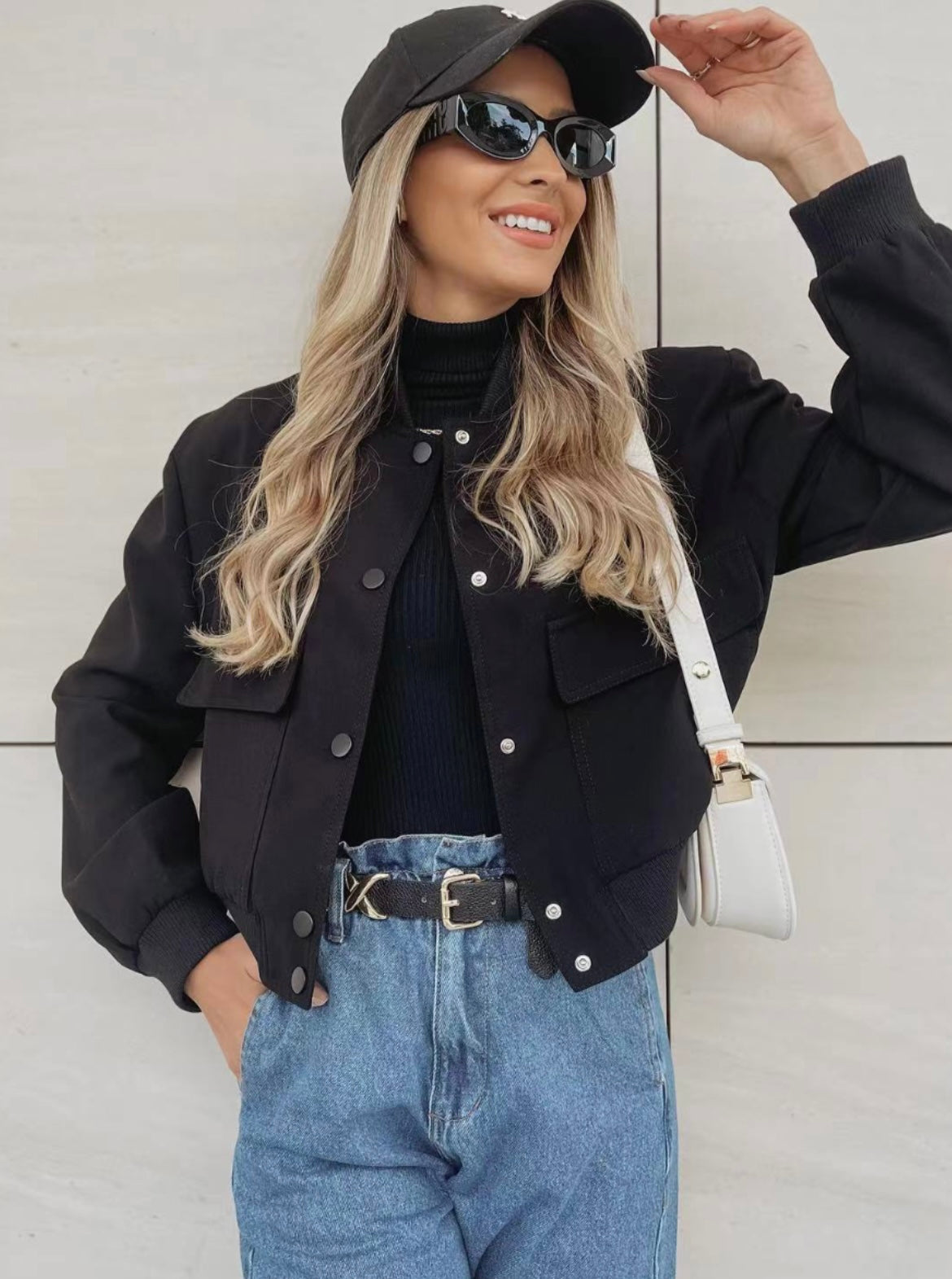 Yamileth Jas | Herfst Cropped Bomberjack