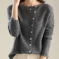Willianne Vest | Losse Crewneck Knopen Vest