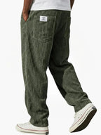 Heren Casual Corduroy Broek Montarello