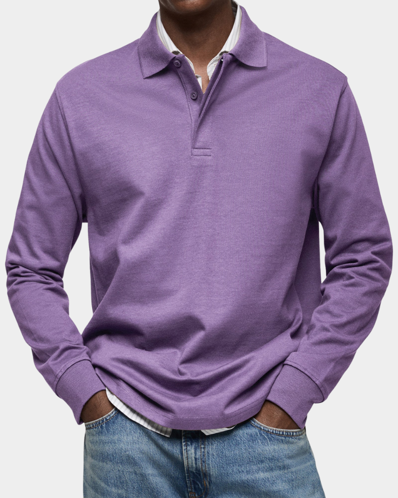 Heren Polo met Lange Mouwen Montarello