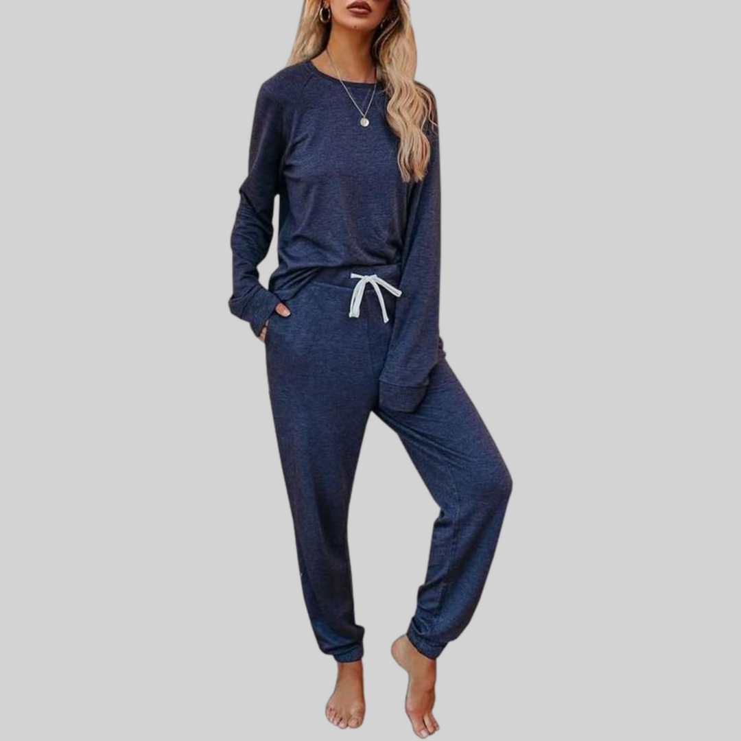 Dames Casual Lounge Set Lange Mouwen